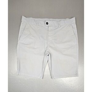 Greyson‎ Sequoia Shorts Mens 36 Chino Heather Gray 9" Golf Stretch Performance